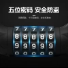 BG-6209 roughened frosted bicycle five-digit combination lock Steel cable lock Portable bicycle ring lock Electric bicycle anti-theft lock Item Picture